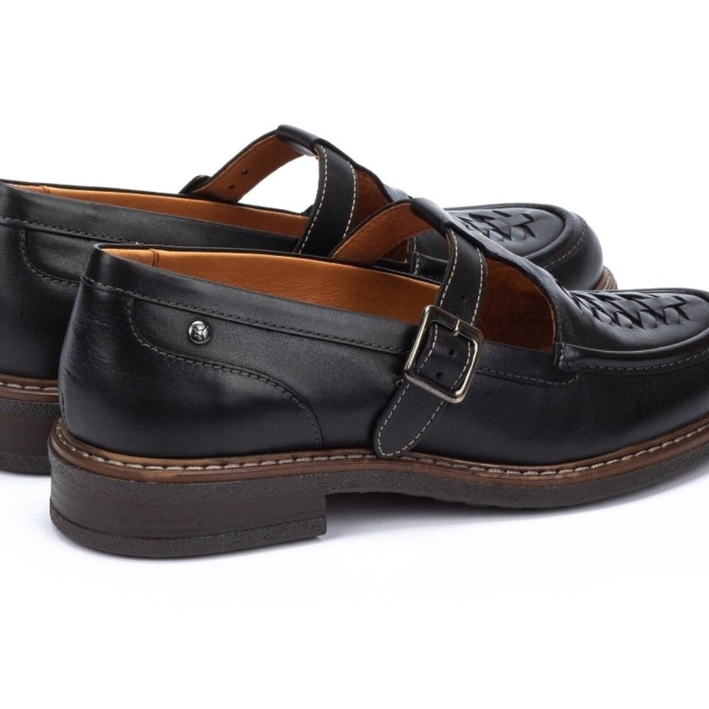 PIKOLINOS Black Leather Loafers - Picture 6 of 13